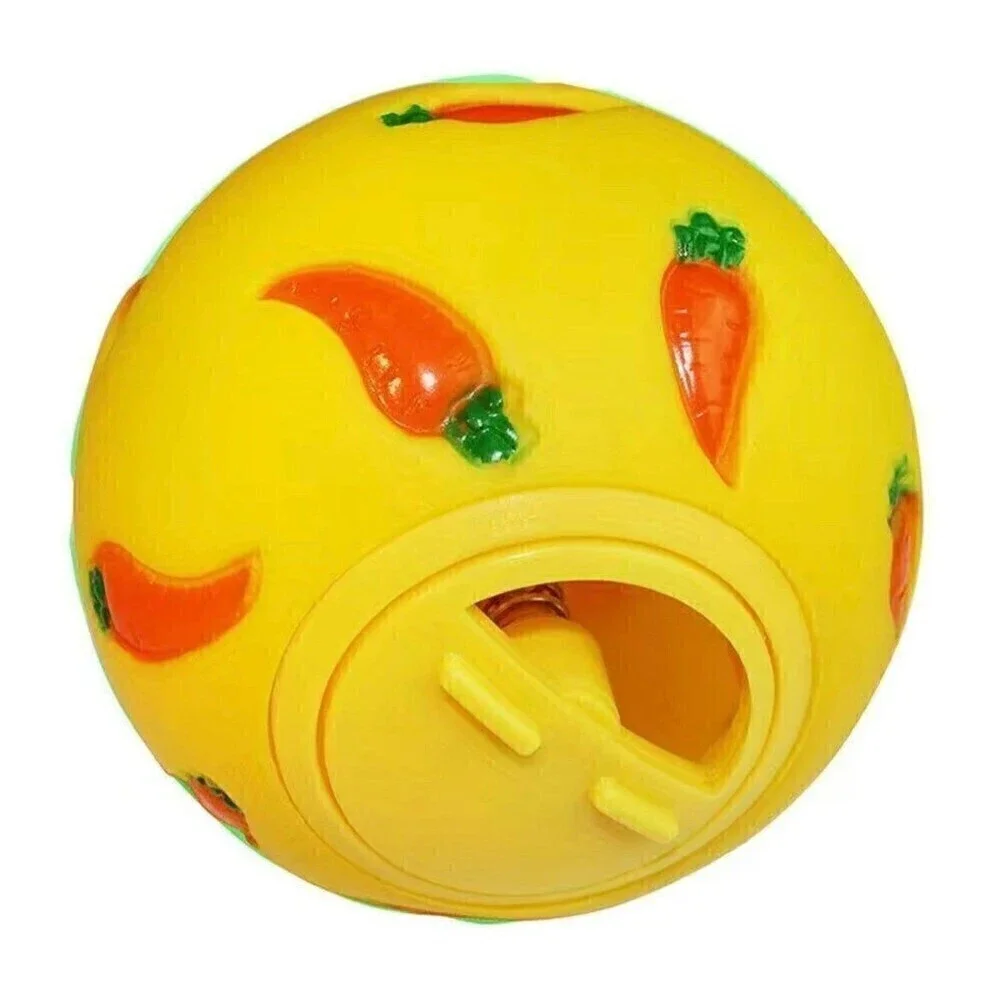 Small Animal Treat Ball Interactive Pet Toy Guinea Pigs, Rabbits, Hedgehogs